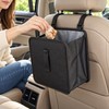 1pc Durable polyester fiber car trash can - Multi-functional folding