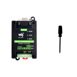 Waveshare RS232 To RS485/422 Active Digital Isolated Converter, Onboard SP3232EEN & SP485EEN Chip, RS232 DB9 Female Port, for Industrial Control Equipment & High Communication Requirement Application