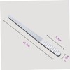 Baluue 6pcs Stainless Steel Double-sided Nail Files for Manicure and