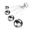 Vivi Bakie Measuring Spoons, Set of 4/8, Stainless Steel, Thick,