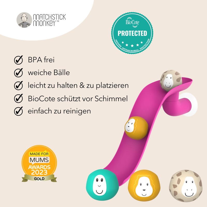 Matchstick Monkey Badezeit Baby Bath Toy Slide Set / 1