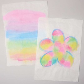 Baker Ross FC873 Colour Diffusing A4 Paper - Pack of 30, Kids Painting Paper, Arts and Crafts for Kids, Blending Paper