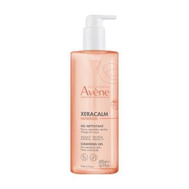 Avene Xeracalm Nutrition Gel Nettoyant Face & Body Cleansing Gel for Sensitive & Dry Skin for the Whole Family, 500ml
