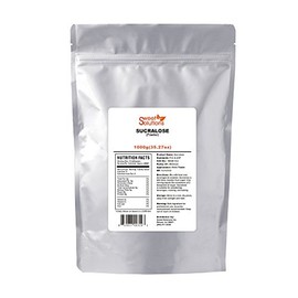 Pure Sucralose (Powder) 1KG, Meets FCC & USP Standards