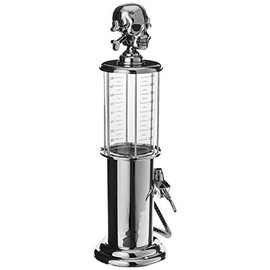Godinger Gas Pump Skull Crossbones Fini Dispenser