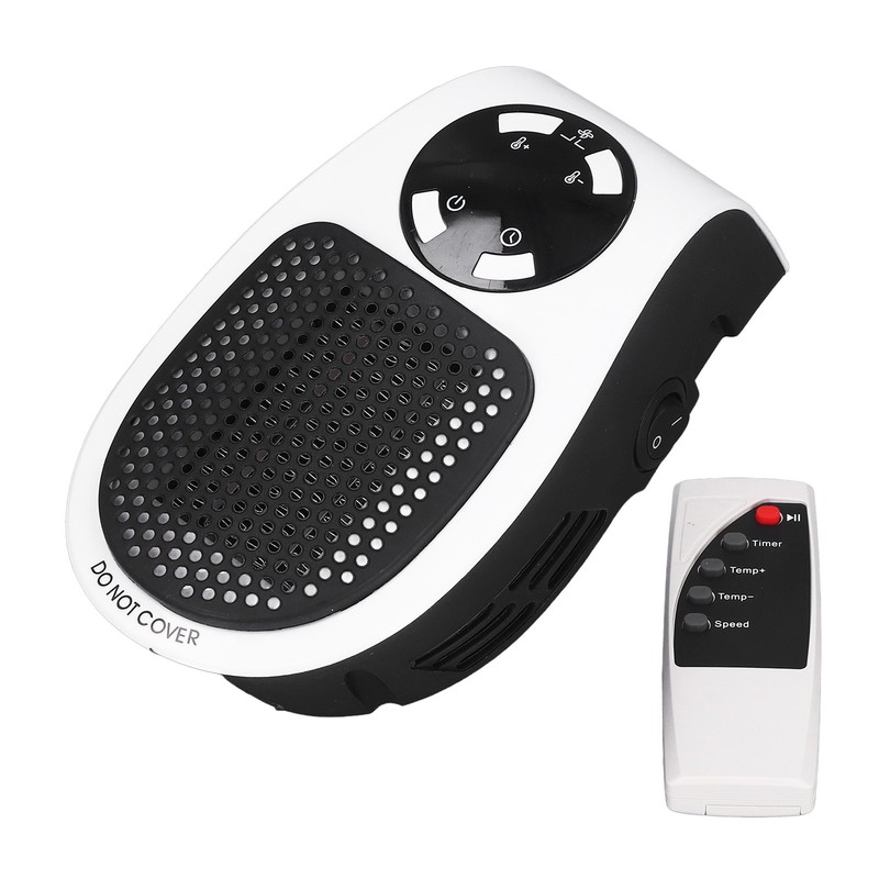 500W Household Mini Space Heater Plug In Portable Home Office