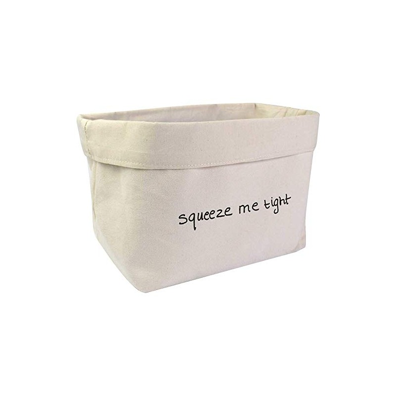 Large 'Squeeze Me Tight' Canvas Organiser/Storage Bag (OR00005522)