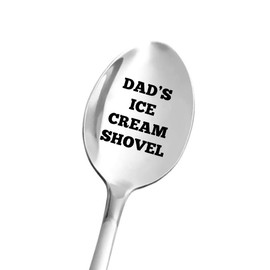Gifts for Father Dad from Daughter Son Dad's Ice Cream Shovel Spoons for Father Daddy Father's Day Birthday Gifts for Best Dads Ice Cream Spoon Funny Ice Cream Lover Gifts