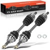A-Premium Pair (2) Front CV Axle Shaft Assembly Compatible with