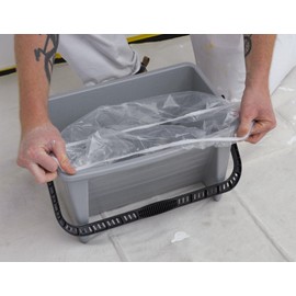 ROLLINGDOG 5PC 12" Paint Bucket Liners - Disposable, Easy Cleanup, Quick Color Change, Fits ROLLINGDOG Bucket #20144