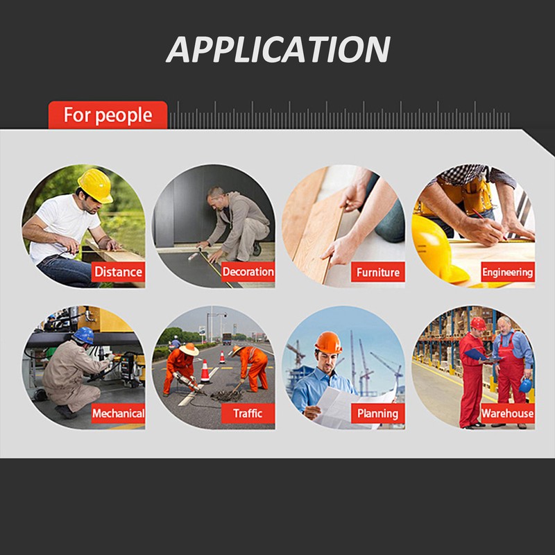 Laser Distance Meter Handheld Rangefinder Digital Distance Measuring Meter Indoor