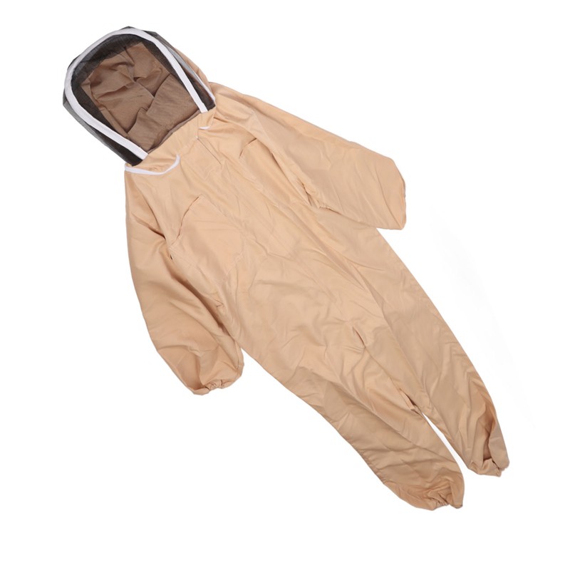 Beekeeping Suit Canvas Full Body Beekeeper Outfit Protective Clothing with