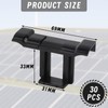 Pack of 30 Solar Panel Water Drain Clips, 35 mm