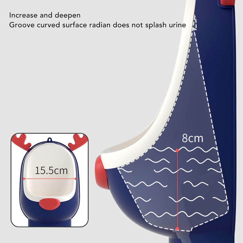 Cartoon Potty Training Urinal Adjustable Wall Mounted Standing Potty Practice