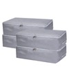 JMIATRY 4 Pack Underbed Storage Boxes with Lid, 50L Foldable