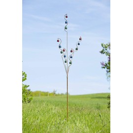 Happy Gardens Bell Spiral Garden Stake Multicolor - New Item