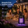 Solar Bug Zapper Garden Light for Outdoor Use – Rechargeable