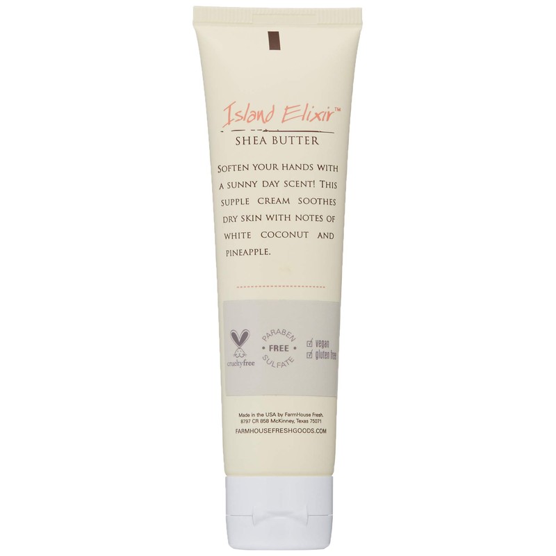 FarmHouse Fresh Island Elixir Shea Butter Hand Cream, 2.4 Fl