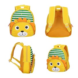 Umtiti Toddler Backpack Cute Animal Cartoon Preschool Backpack for 3-6 Years Girls Boys Gift for Kids, Lion