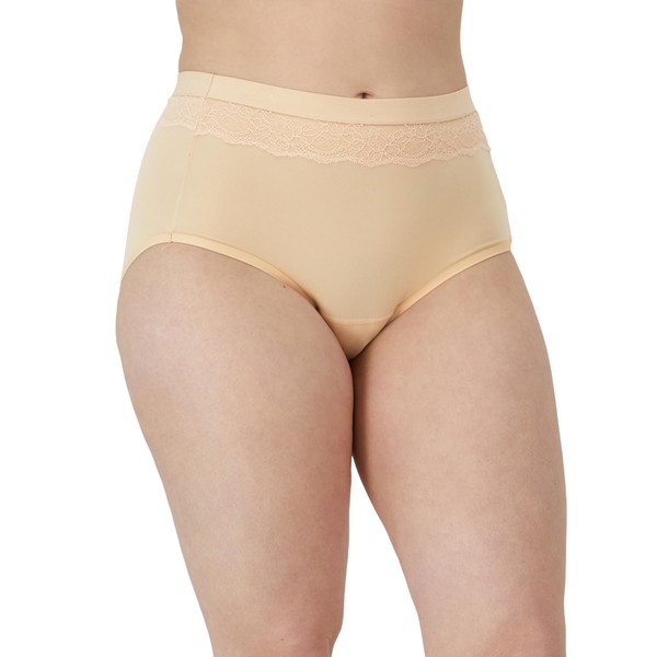 Bali Women's Beautifully Confident Light Leak & Period Protection Brief,