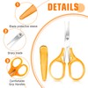 KFHENSOMR Small Craft Scissors 10 Pcs Small All Purpose Scissors
