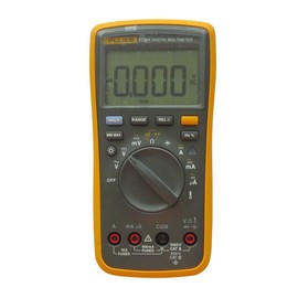 FLUKE 17B+ Digital Multimeter w/ Temperature & Frequency (CARRYING CASE INCLUDED)