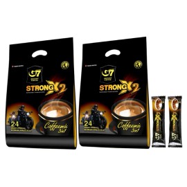 Trung Nguyen G7 3 In-1 Strong x2 Instant Coffee 24 Sticks x 25g (2-Pack)
