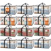 ZGO 12-Pack Oversized Moving Bags with Reinforced Handles, Heavy-Duty Storage