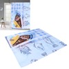 Cute Cat Fish Pattern Shower Curtain Waterproof Bathroom Decorative Bath