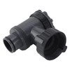 Swimming Pool Plunger Valve 38mm ABS Anti Clogging Efficient On