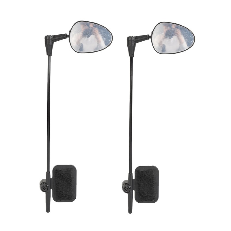 1 Pair Bicycle Helmet Rearview Mirror 360° Adjustable Bike Cycling