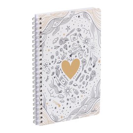 Clairefontaine Adolie 116293C Notebook / Notebook Hardcover, DIN A5 14.8 x 21 cm, 74 Sheets, 90 g, Lined, Assorted, Pack of 1