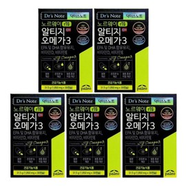 Paleo Parkgun Doctor's Note Norway Altige Omega 3 1050mg x 30 capsules x 5 boxes / 팔레오 박군 닥터스노트 노르웨이 알티지 오메가3 1050mg x 30캡슐 x 5박스