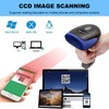 LENVII CW500 Wireless 2D Barcode Scanner Handheld QR Code Scanner