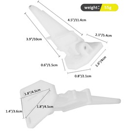 Yuecoom Pitot Speed Sensor Pickup Marine Boat Pitot Tube Speed Sensor Meter with Bracket for 80mph Pressure Powered Speedometer