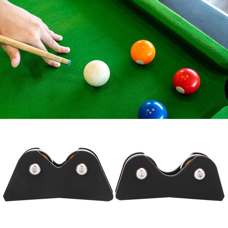 Pool Billiard Cue Roller 2Pcs Lightweight Pool Billiard Cue Snooker