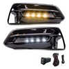 WEZEMLIGHT LED DRL Turn Signal Fog Lights Lamps Assembly Replacement