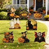 8 Pcs Vintage Halloween Yard Signs with Stakes