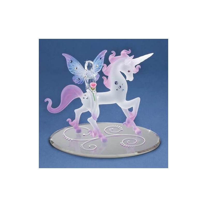 Glass Baron Unicorn With Fairy
