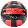 JFIT Wall Ball, Red/Black, 25 LB