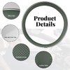 Yourkar Leather Steering Wheel Cover, Breathable Anti-Slip Car Steering Wheel