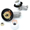 Swnkdg Aluminium Lawn Strimmer Head, Double Line Head, Thread Spool,
