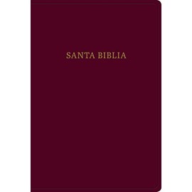 Biblia Reina Valera 1960 Letra súper gigante. Imitación piel, borgoña, con índice / Super Giant Print Bible RVR 1960. Imitation leather, Burgundy, Indexed (Spanish Edition)