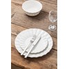 HOMBENE Plates and Bowls Sets, 12 Piece Dinnerware Sets Bone