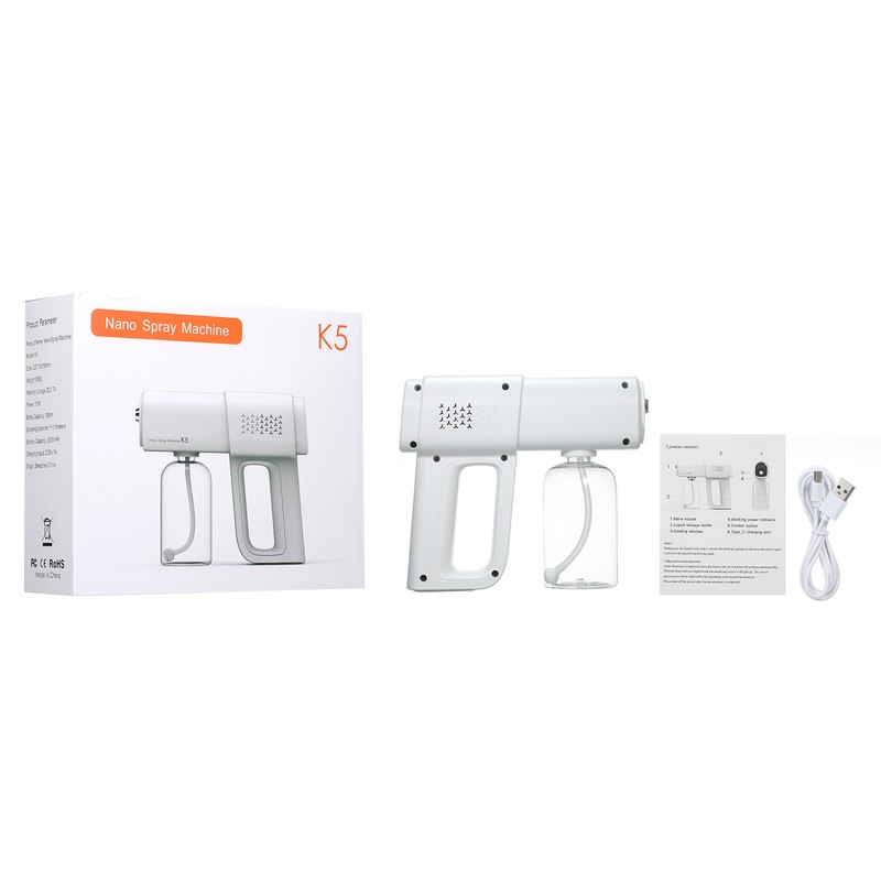 Portable Nano Atomizer, Electric Sprayer, Disinfectant Atomizer Bottle, Handheld Rechargeable