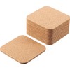 Square Wooden Thick Cork Drink Coasters for Kitchen Restaurant Home