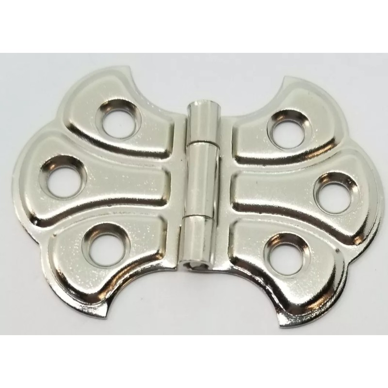 Furniture Knowledge Nickel Plated Steel Shell Hinge wing butterfly antique