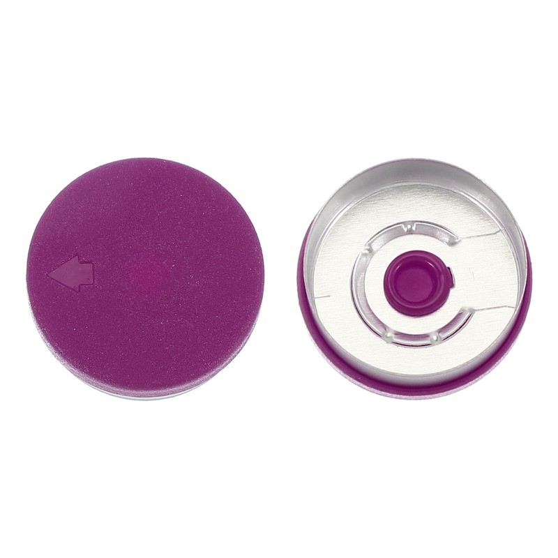 PATIKIL 20mm Flip Off Caps, 100 Pack Top Caps Flip