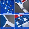 2 Pcs 4th of July Aprons USA Flag Aprons American