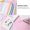 Mobestech 10pcs Notebook Spine Coils, Plastic Binding Spirals, DIY Notebook